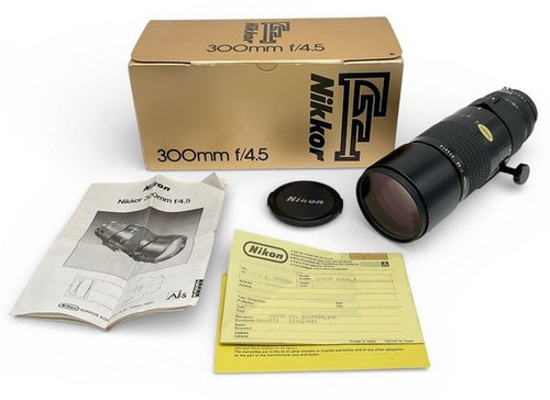 1970s nikon nikkor 300mm 5 - nikkor, f/4.5